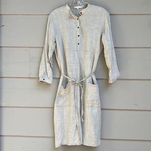Erica Tanov Piet Linen Dress size 3